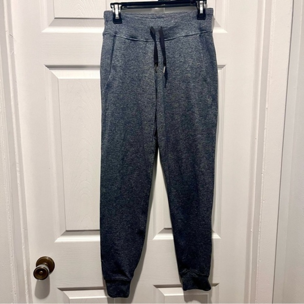 Lululemon Joggers pants Gray Small Women elastic waist adjustable active sport